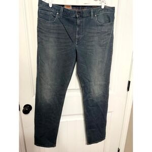 Alberto Jeans Mens 40x34 Regular Slim Fit Blue Denim Modern NEW